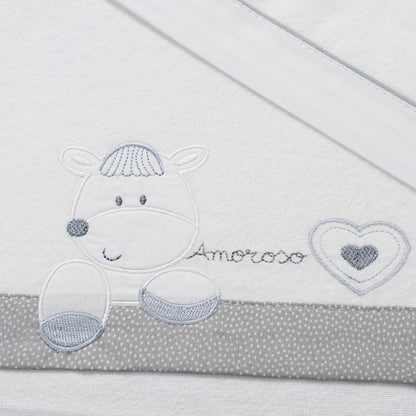 Sábanas Cuna Franela Corazón Amoroso Interbaby