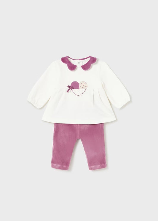 Conjunto de 2 peças Better Cotton Corações 2741 Mayoral 