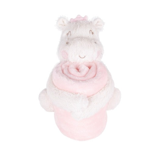 Conjunto de brinquedo de pelúcia Kikkaboo com cobertor
